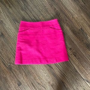 Pink mini skirt